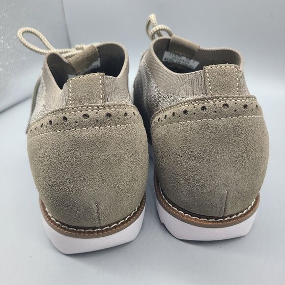 CALTO Mens Invisible Height Increasing Elevator Shoes Beige Lightweight sz 7 NEW main image 4